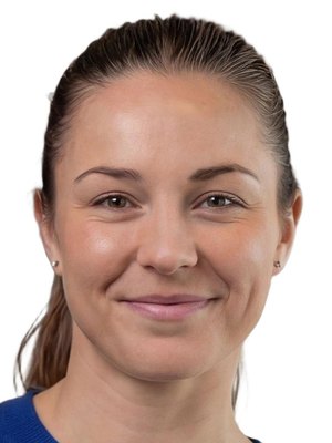 Verarbeitetes Portraitfoto auf einem Mitarbeiterausweis